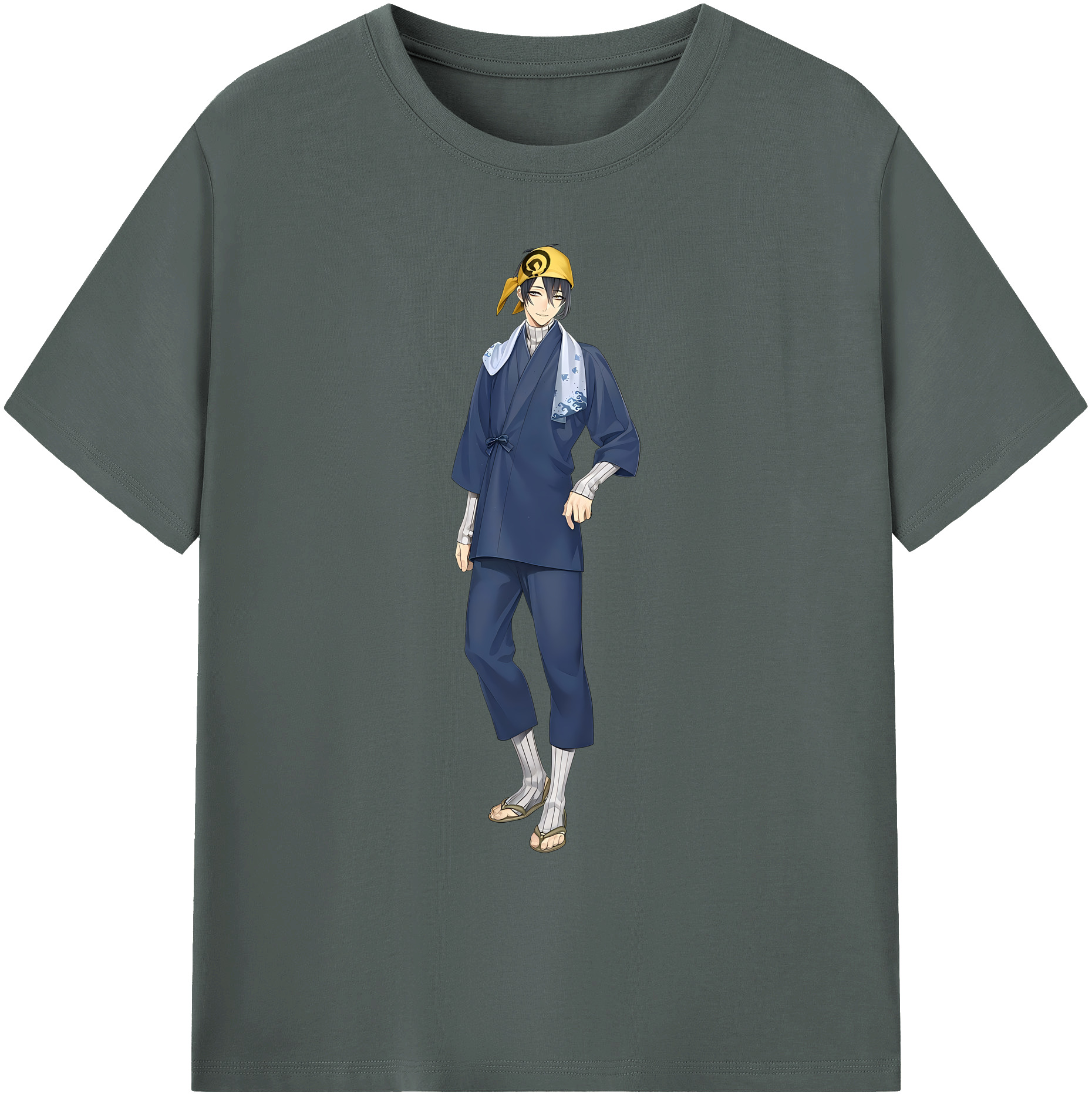 （画像用） 刀剣乱舞 Touken Ranbu 綿100％ メンズ半袖Tシャツ｜肌触りやわらか＆通気性